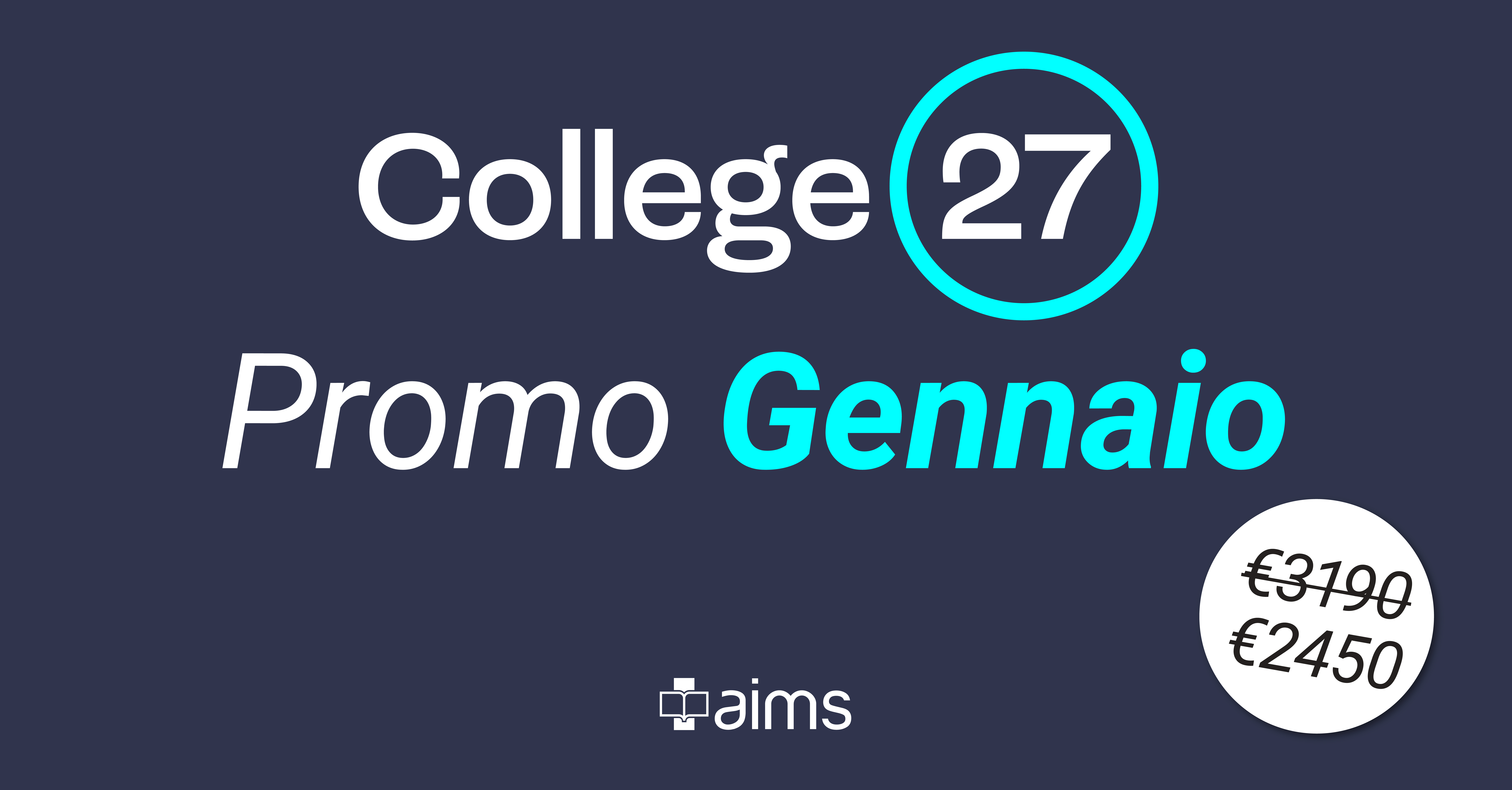 Corso AIMS College SSM27 Promo Gennaio